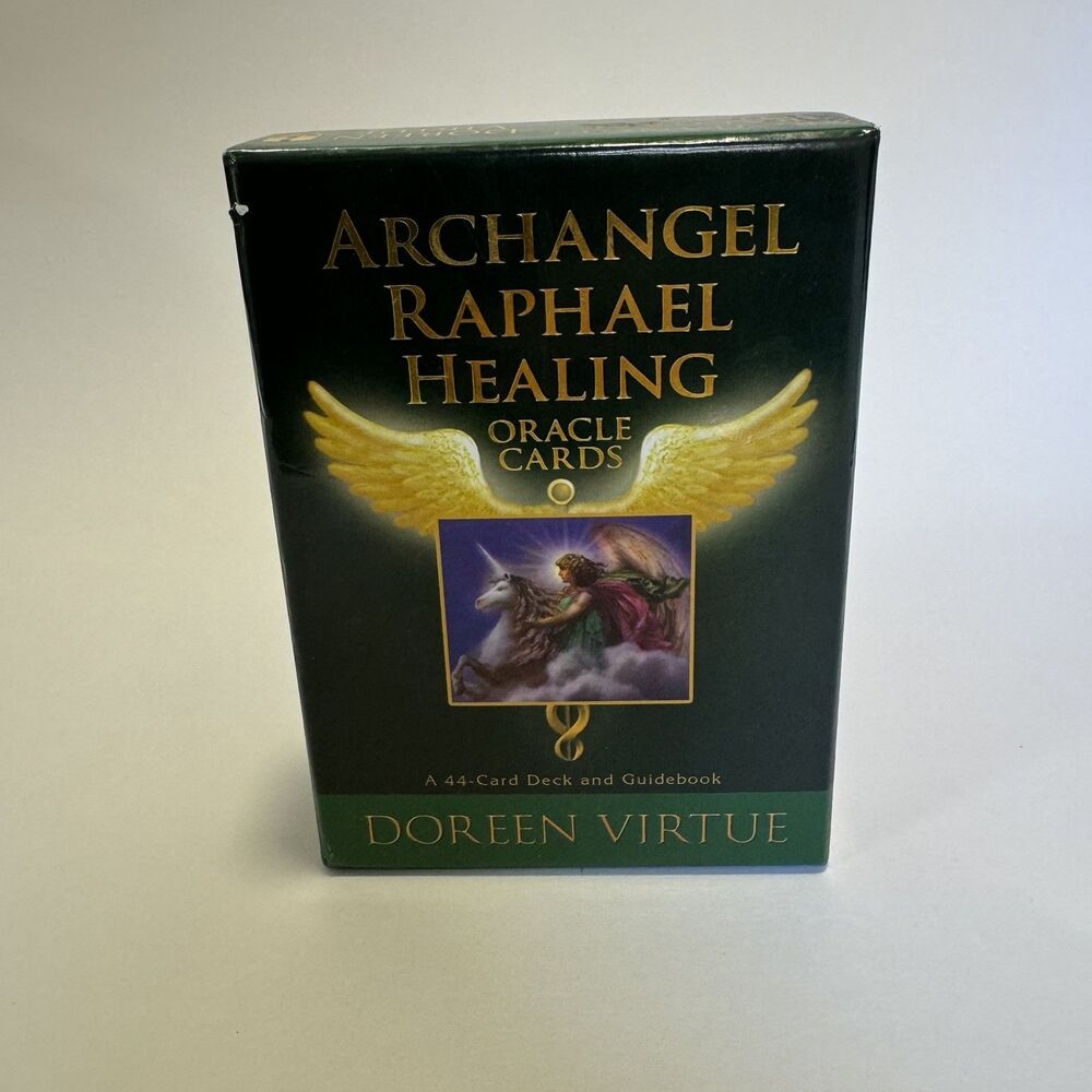 Archangel Raphael Healing Oracle Cards 44-Card Deck with Guidebook - COMPLETE